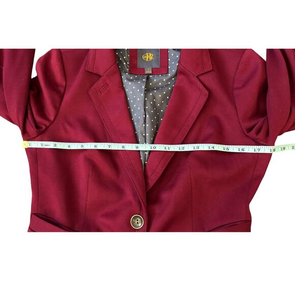 OBR Cranberry Polka Dot Lined Jacket Blazer Womens Size S - Picture 6 of 8